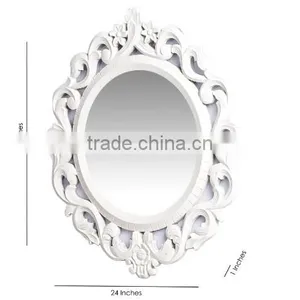 Carved Wooden Mirrors India | Mirror With Wood Frame thumbnail-2