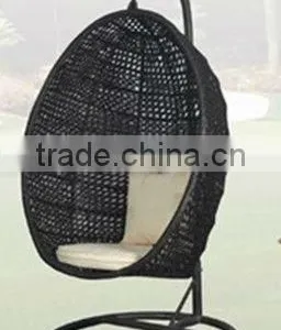2016 Hot Sale Outdoor pe Rattan Furniture Outdoor Swing Egg Chair thumbnail-1