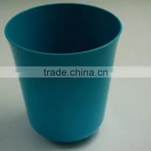 Hot Sell Biodegradable Bamboo Fiber Flower Pots Plate Flower Pot thumbnail-1