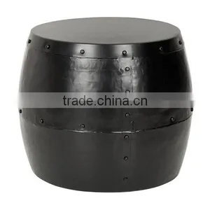 Hammered Brass Side Table thumbnail-4