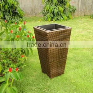 Outdoor Furniture Rattan Flower Basket thumbnail-1