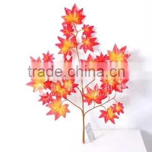 Market China Artificial Red Maple Leaves,fake Leaves for Sale thumbnail-1