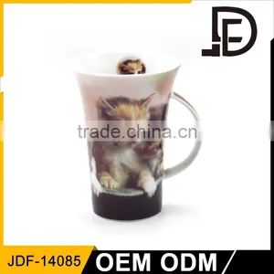 Drinkware Ceramic Coffee v Shaped Coffee Mug, Bulk Coffee Mugs thumbnail-1
