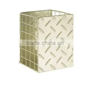 Metal Hollow Out File Storage Basket thumbnail-1