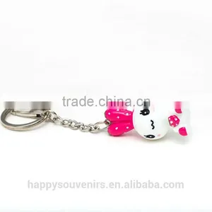 Rabbit Fur Keychain / Key Chain Wholesale thumbnail-2