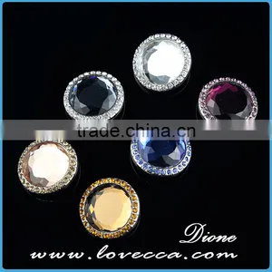 Colorful 18mm Metal Snap Buttons DIY Jewelry for Rings ,bracelet and Necklace thumbnail-4