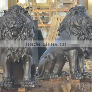 Garden Decoration Bronze Foundry Metal Craft Bronze Indoor Lion Sculptures thumbnail-2