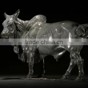 Animal Garden Statue Bronze Brahman Bull Sculpture for Sale thumbnail-3