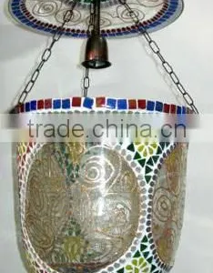 Antique Metal Hanging Indian Lanterns-C thumbnail-1