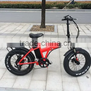 20 Inch Folding Fat Tyre Electric Bike Lithium Battery Motorbike With CE Certification Electric Bicycle thumbnail-1
