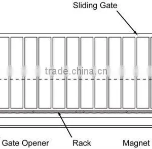 2600kg Automatic Electric Steel Sliding Gate Motor thumbnail-4