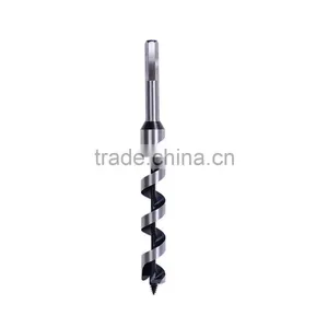 High Carbon Steel SDS Auger Drill Bit Brad Point Drilling Hex Shank Spiral Wood Drills With Thread Tip thumbnail-3