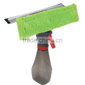 Spray Window Cleaner With Double Sided Microfiber And Rubber Squeegee thumbnail-3