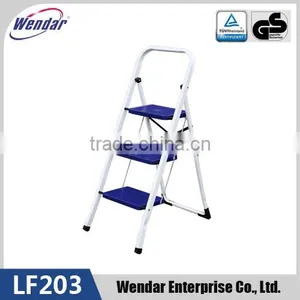 3- Steps , Steel Step Ladder, With EN131 CERTIFICATE by TUV RL thumbnail-1