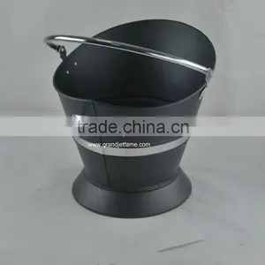 Fireplace Accessories Matte Black Big Waterloo Coal Bucket thumbnail-1