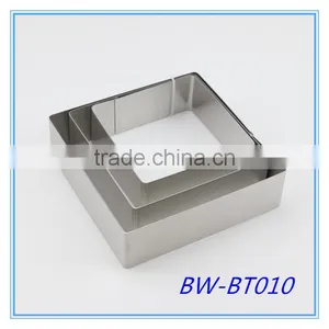 3 Sizes Stainless Steel Rectangular Molding Baking Cake Tools Pastry Rings thumbnail-1