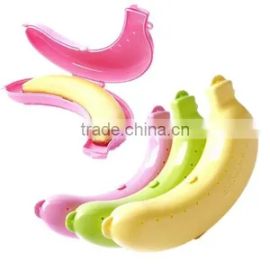Cute 3 Colors Fruit Banana Protector Box Holder Case Lunch Container Storage thumbnail-5