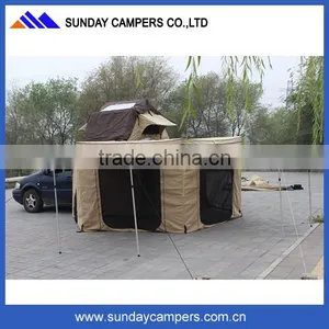 Gold Supplier Car Roof Tent for Waterproof Canvas Camping Side Awning thumbnail-1