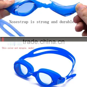 Waterproof Wide View Fashionable One Piece Silicone Swimming Glasses Unisex thumbnail-2
