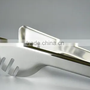Stainless Steel Clamp BBQ Buffet Tong Salad Bread Catering Kitchen Serving Tongs thumbnail-2