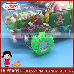 Mini Sun Beach Motorcycle Toy Candy in Big Car Bottle thumbnail-6