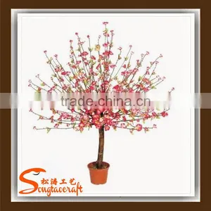Manufacturer China Artificial Cherry Tree Dacorative Indoor Artificial Tree Mini Artificial Cherry Blossom Tree thumbnail-2