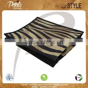 PP Laminated Jute Three Bottle Wine Bag With Padded Rope Handle thumbnail-6
