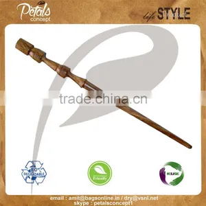 2017 Hi-Quality Shisam Wood Designer Handcrafted Wand for Magic Stick Use thumbnail-1