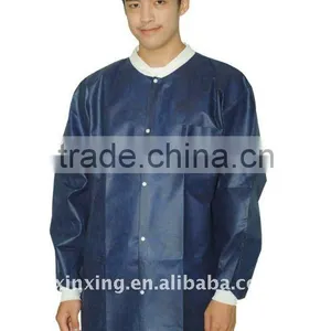 pp Lab Coat With Knit Collar and Wrists thumbnail-1