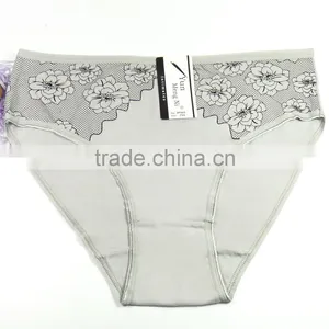Breathable Cotton Panties With Flower Printing Grils Briefs Sexy Lingerie thumbnail-4