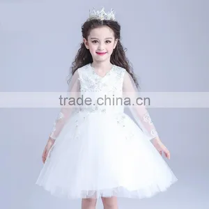 New Top Quality Satin Girls Dresses Children Frocks Designs of Girl Dress thumbnail-1