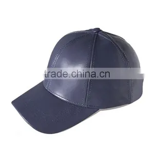 Blank Black Leather Fashion Western Designs Baseball Caps thumbnail-2