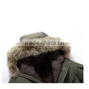 Men Winter Down Jacket Wholesale Down & Feather Padded Jacket With Fur thumbnail-3