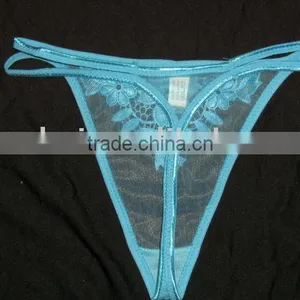 Ladies Transparent Sexy Lace G-string Underwear 0445# thumbnail-1