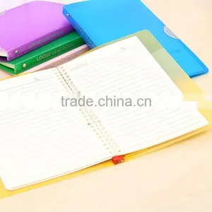 18K/B5 Translucent PP Cover Notebook Customizable Wire-o / Loose Leaf Planner Daily Planner Dairy thumbnail-3
