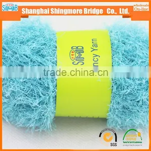 China Feather Yarn Gold Supplier Hot Wholesale OEKO-Tex Standard Quality Lurex Feather Yarn for Yarns Knitting thumbnail-4