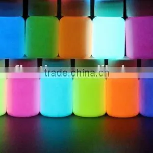 Decorative Eco-Friendly Fluorescent Glow In The Dark Powder Pigment,Luminescent Pigment Powder thumbnail-1