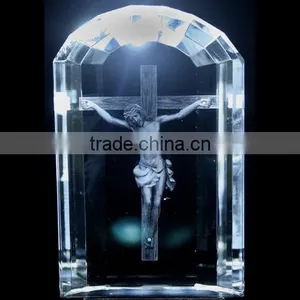 3D Laser Engraving Religion Gift Crystal Gift thumbnail-1