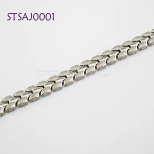 7mm Wide Men Curb Link Bracelet Hand Chain For Men thumbnail-2