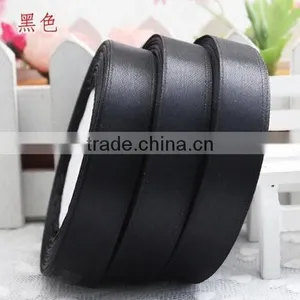Design Hot Selling Printing Black Satin Polyester Organza Ribbon thumbnail-1