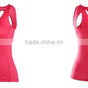 Womens Open Back Running Tights Tank Tops Activewear Yoga Vest thumbnail-4