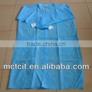 Surgical Disposable Lab Clothes Work Clothes With Elastic/knitted Cuff thumbnail-1