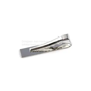 Hot Selling 9mm Wide Board Silver Tie Clip in China 50mm Length for Wholesale thumbnail-1