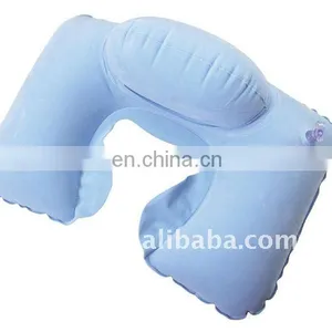 Inflatable Flocked Pvc Neck Pillow With High Rest thumbnail-1