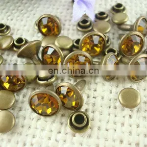 Hot Sale Metal Rivet for Shoes With Rhinestone thumbnail-1