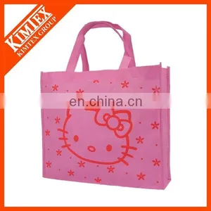 Happy Sky Blue Non Woven Shoulder Shopping Bag thumbnail-4