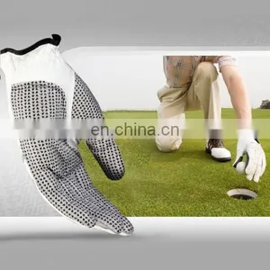 New Arrivals Left Hand Sheepskin Anti-slip Particle Golf Men Gloves, Size: 25# thumbnail-1