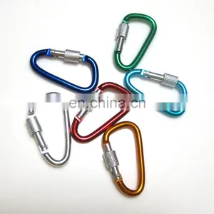2015 Novelty Bulk Black Acrylic Carabiner Hook Key Chains Wholesale thumbnail-3