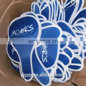 High Quality Hand Shape Cheap Customized Foldable Nylon Frisbee Fan thumbnail-5