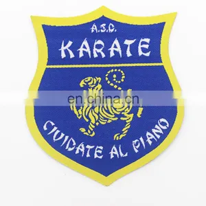 Custom Triangle Shape Cheap Woven Patch thumbnail-1